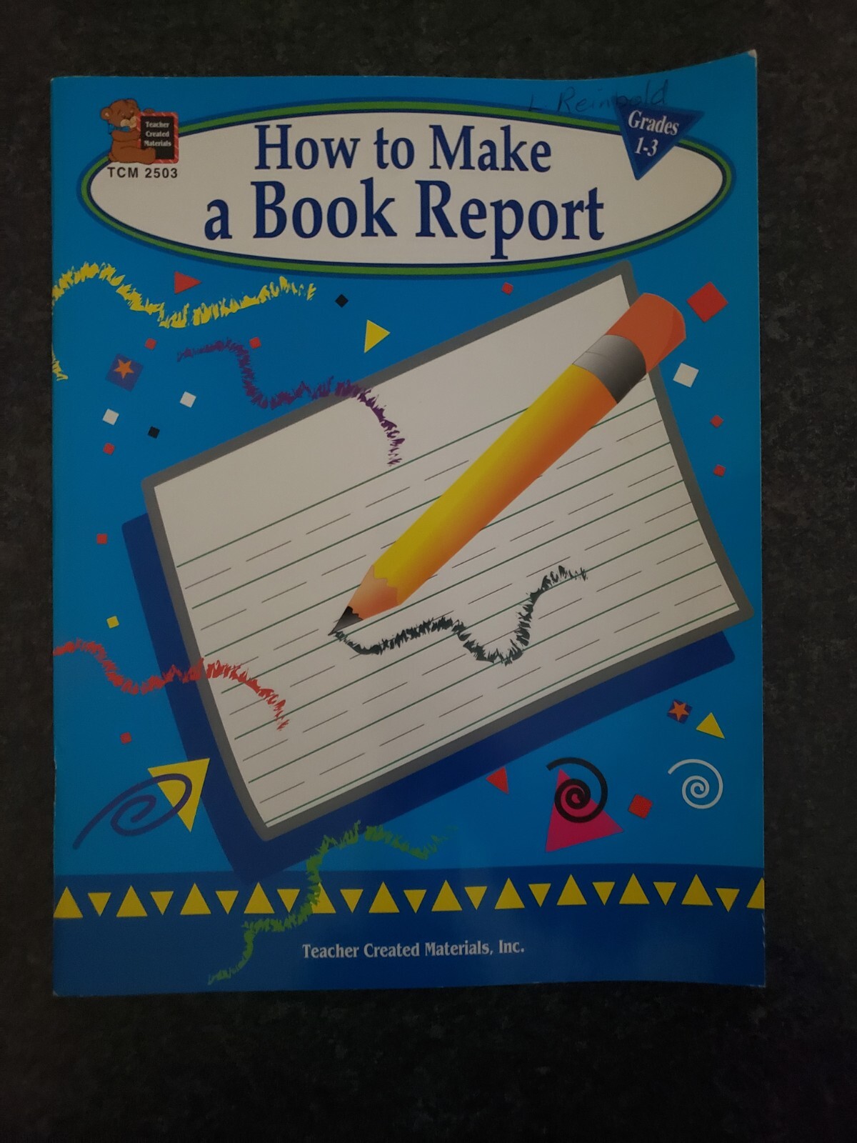 How to Make a Book Report, Grades 1-3 by Jennifer Overend Prior Vg