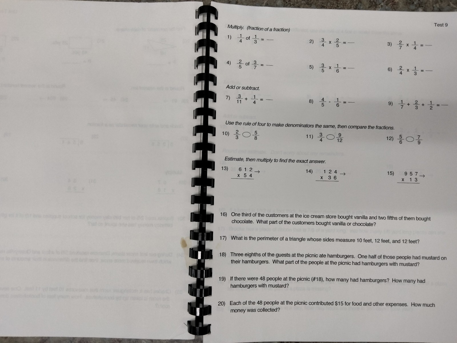 Math U See Epsilon Test Booklet