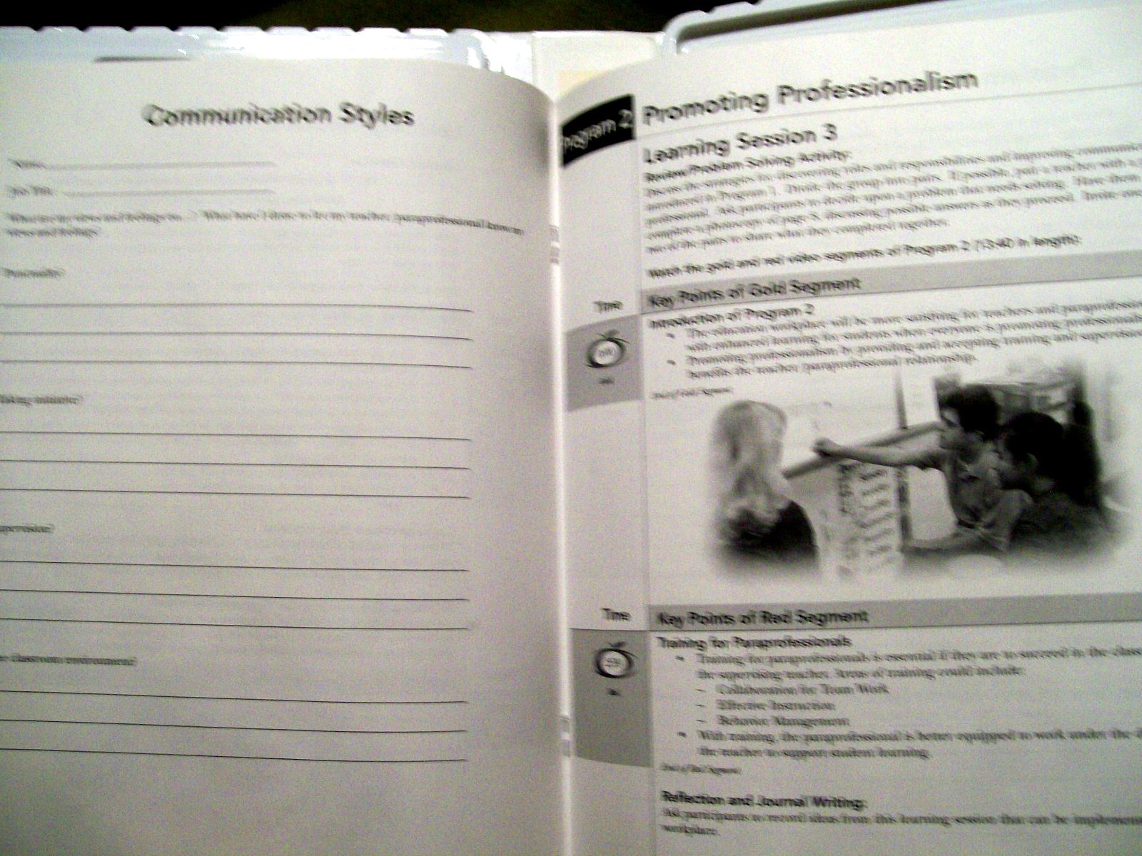 Training Paraprofessionals & the Teachers that Work with Them (Mixed Media Kit)