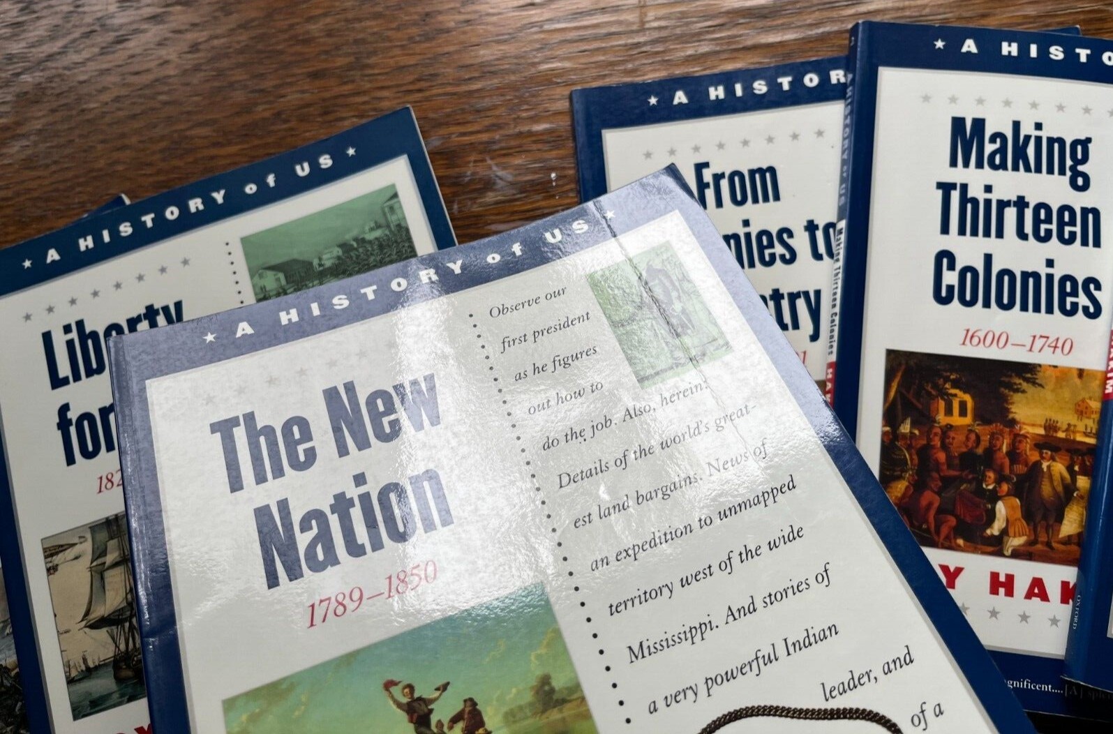 A History of US by Joy Hakim, full 11-volume set, 2003 edition