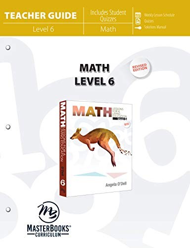 Math Level 6 (Teacher Guide) (Math Le…, Angela O’Dell