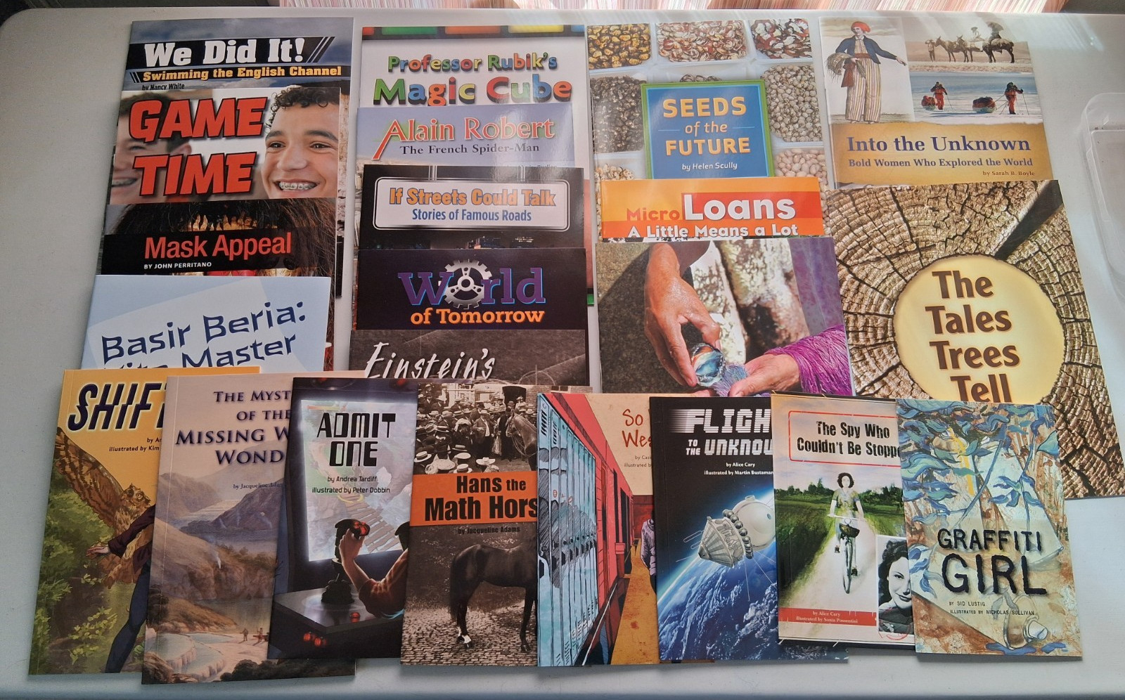 Lot of 22 Fountas & Pinnell Green System Levels TVWXYZ Leveled Literacy Readers