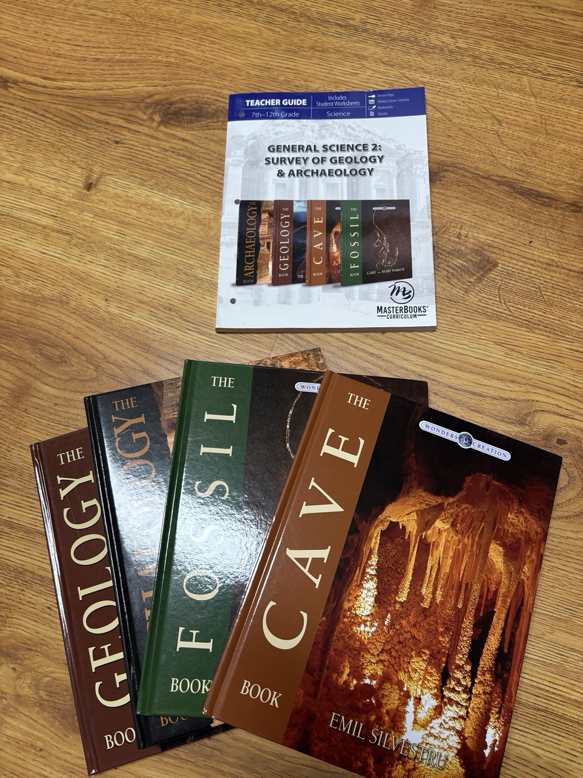 NEW MasterBooks Homeschool Curriculum Science 7-12 Teacher/Student (lot of 5)