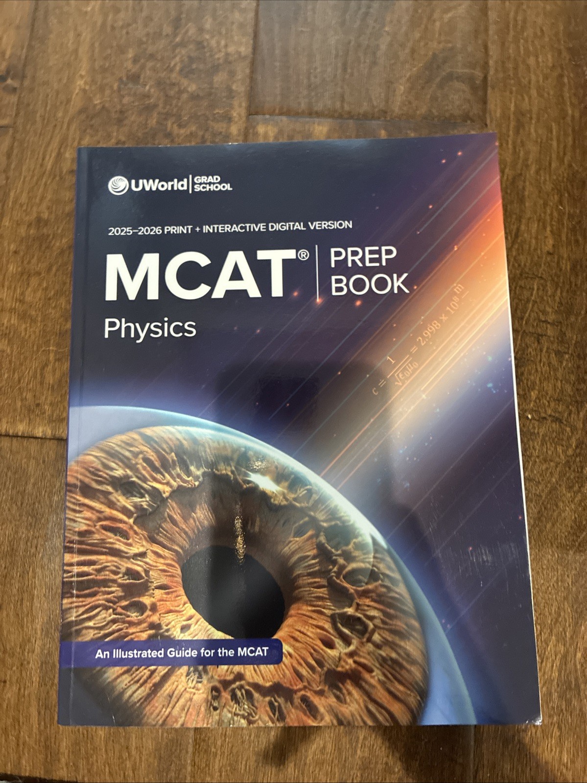 UWorld MCAT Prep Book Physics 2025-2026 Print + Interactive Digital Version