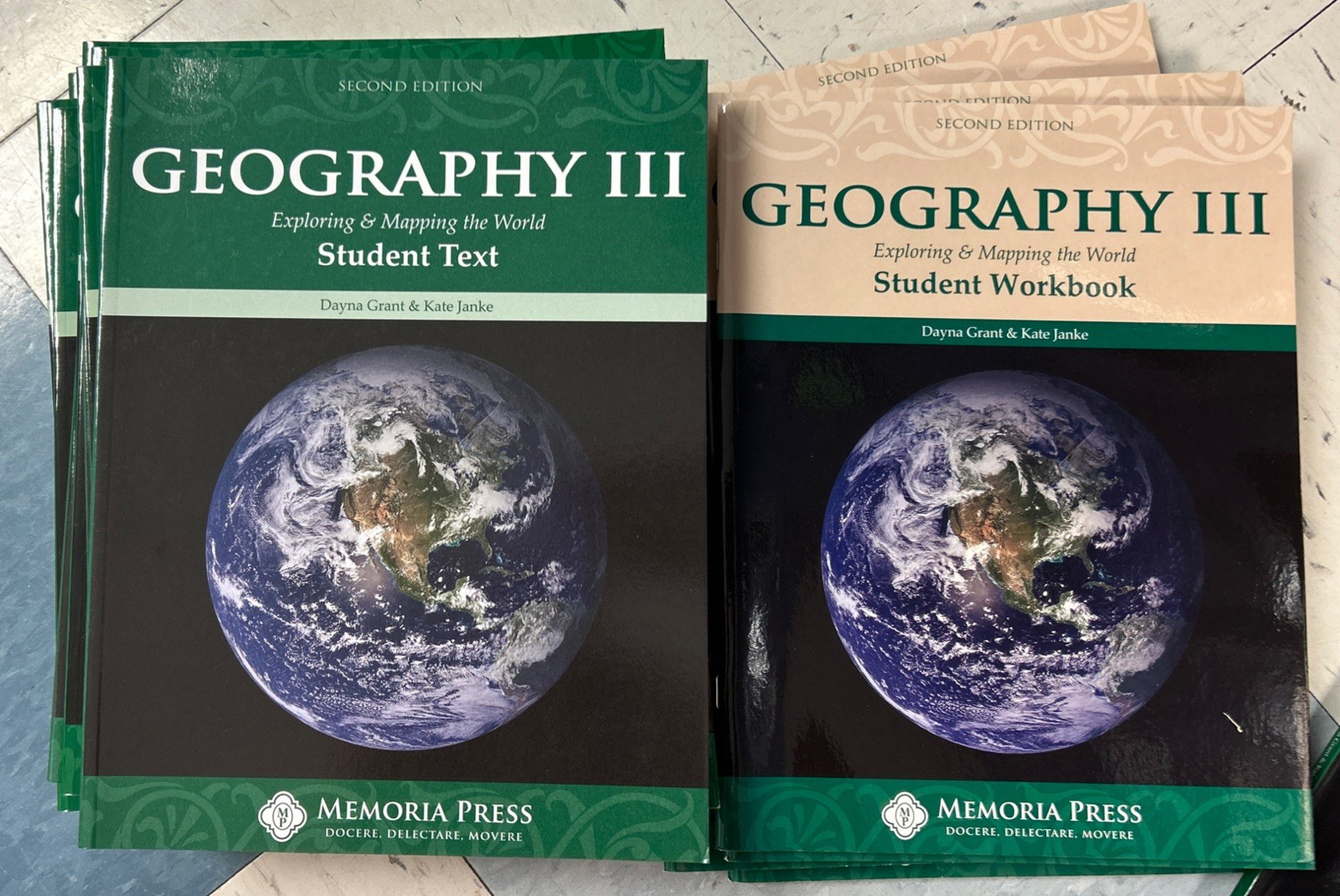 Memoria Press Geography III Exploring &Mapping the World Student Text & Workbook