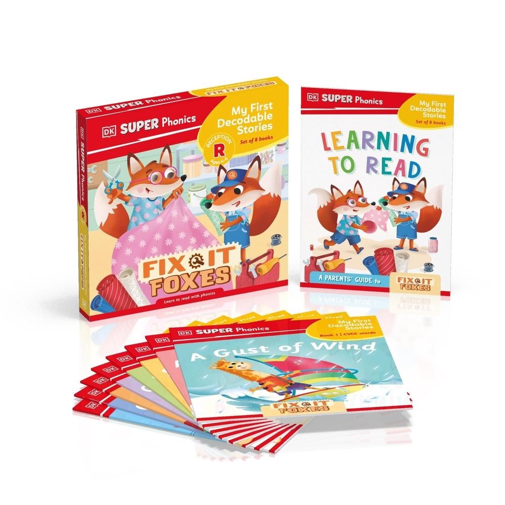 DK Super Phonics My First Decodable Stories Fix-It Foxes by DK
