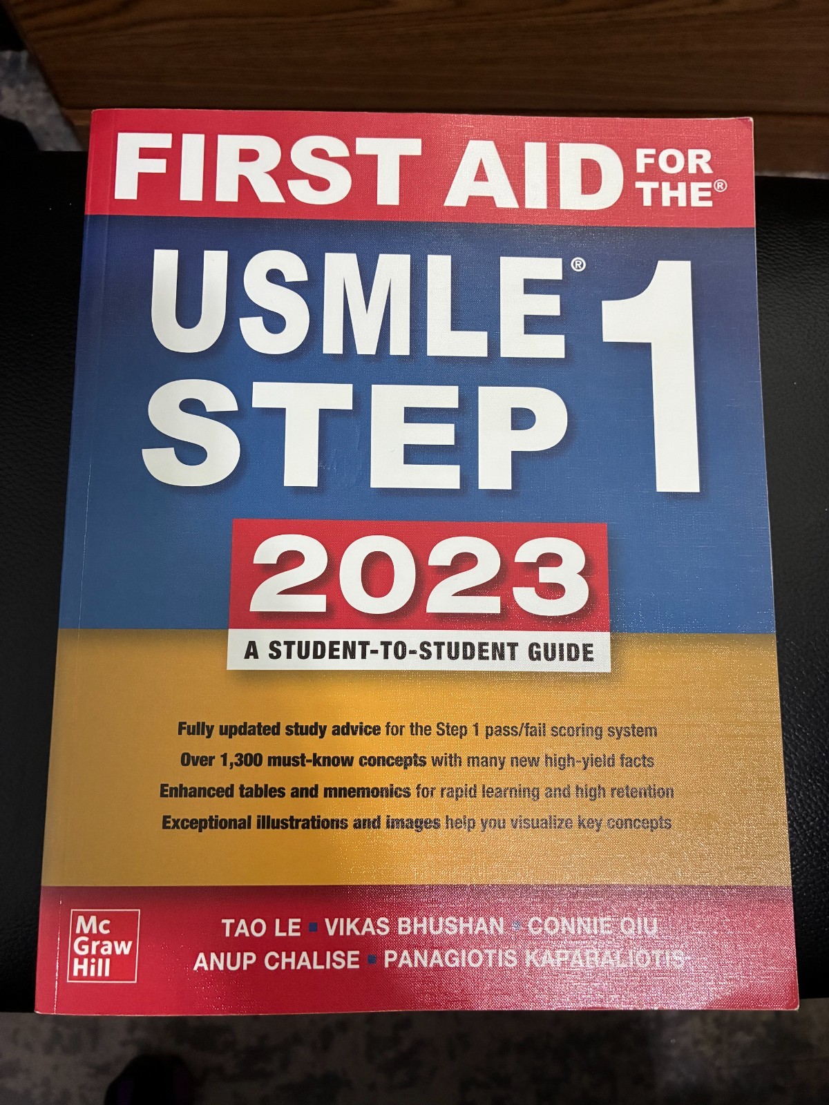 First Aid for the USMLE Step 1 2023 Study Guide by Tao Le, McGraw Hill Book