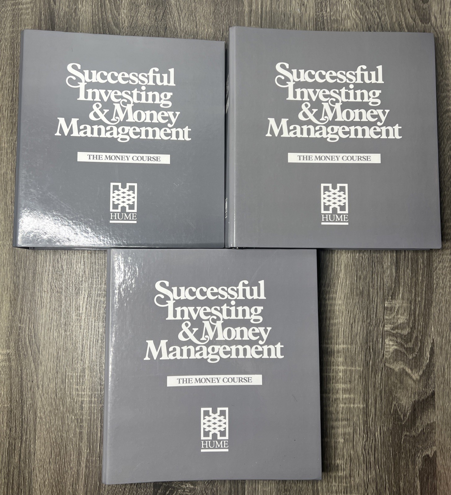 HUME Successful Investing & Money Management THE MONEY COURSE Complete 3 Vol Set