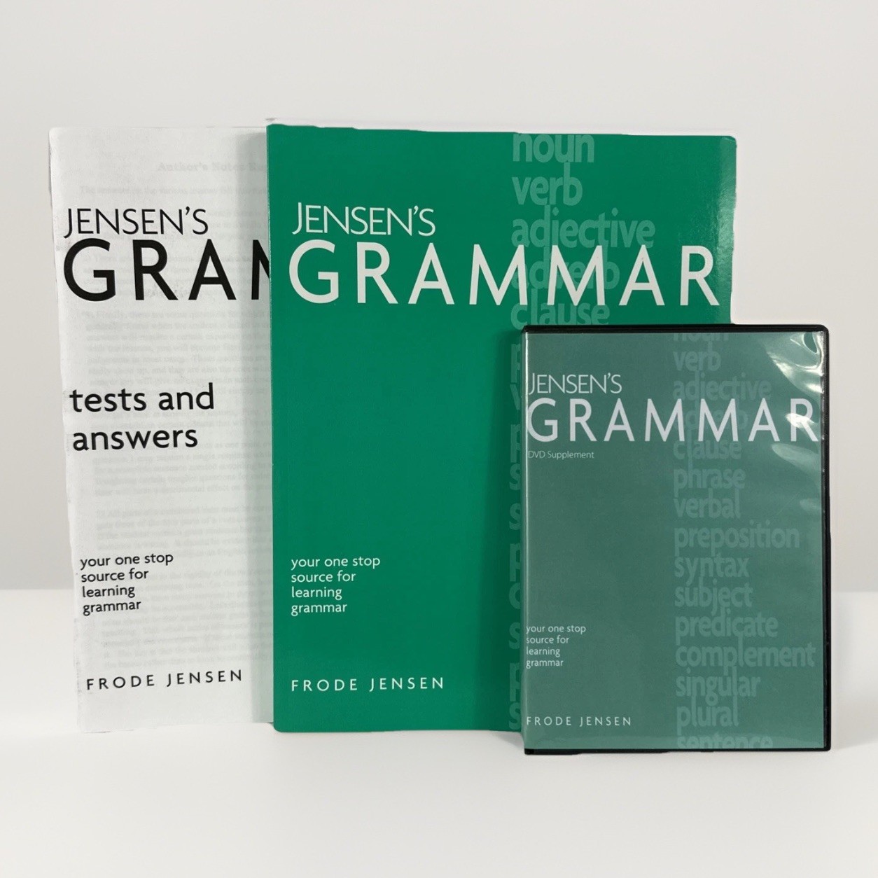 Jensen’s Grammar Your One Stop Source for Learning Grammar Books + DVD Set EUC
