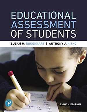 Educational Assessment of Students – Paperback, by Brookhart Susan M.; – Good