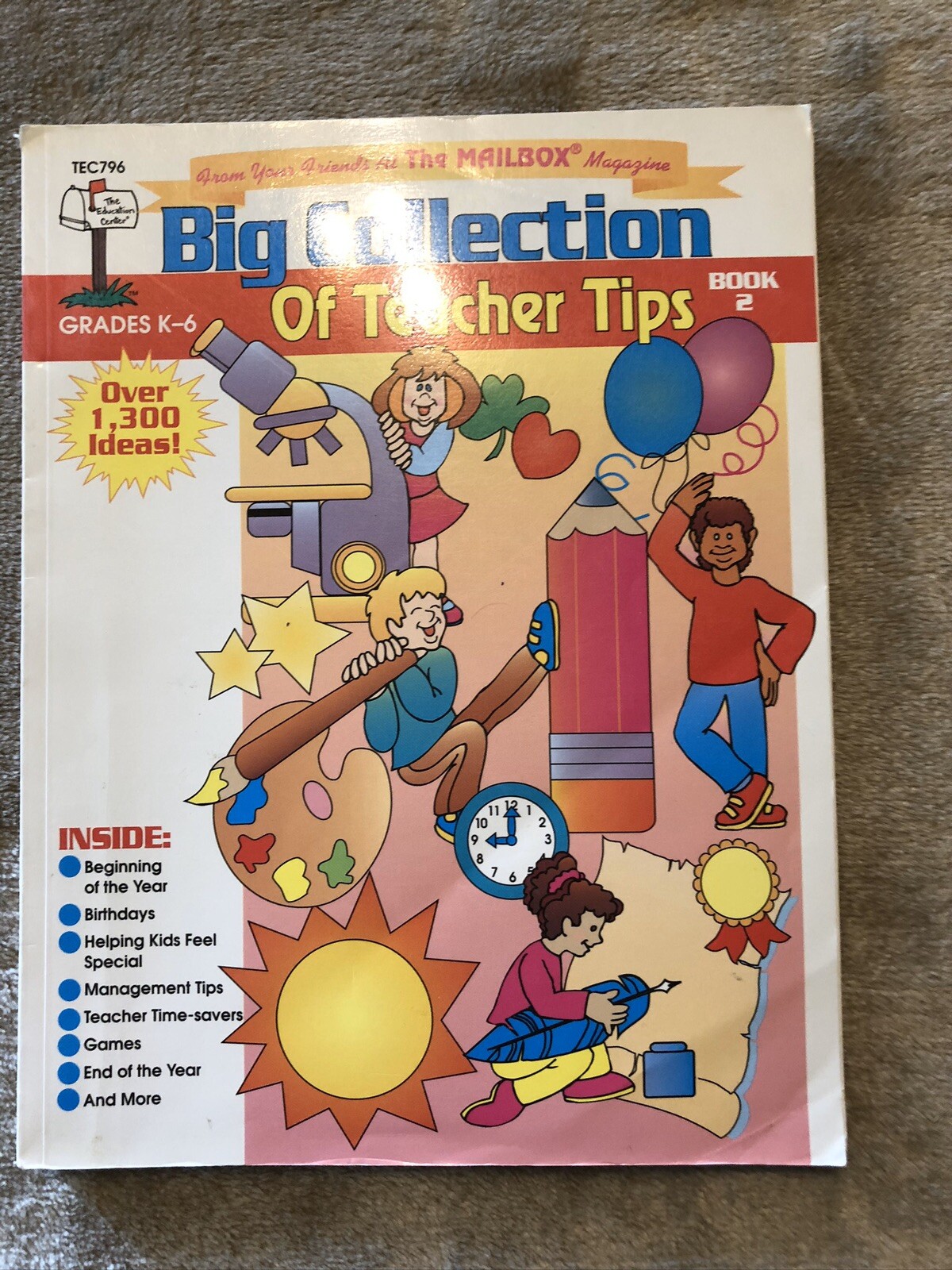 Big Collection of Teacher Tips Book 2 Mailbox Magazine Grades K-6 1300 ideas 92