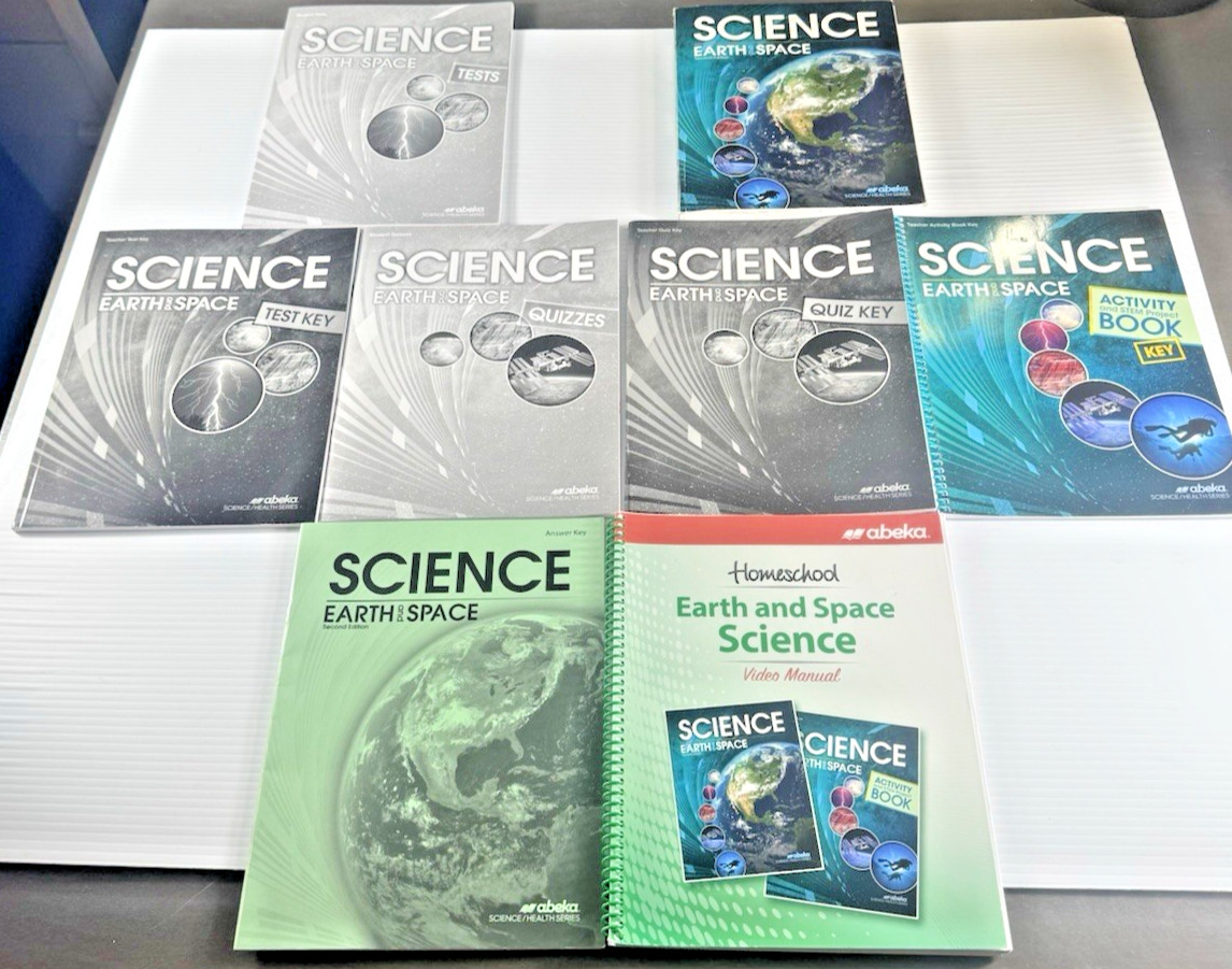 Abeka Science Earth & Space 2nd Ed Homeschool Set Tests Quizzes Keys
