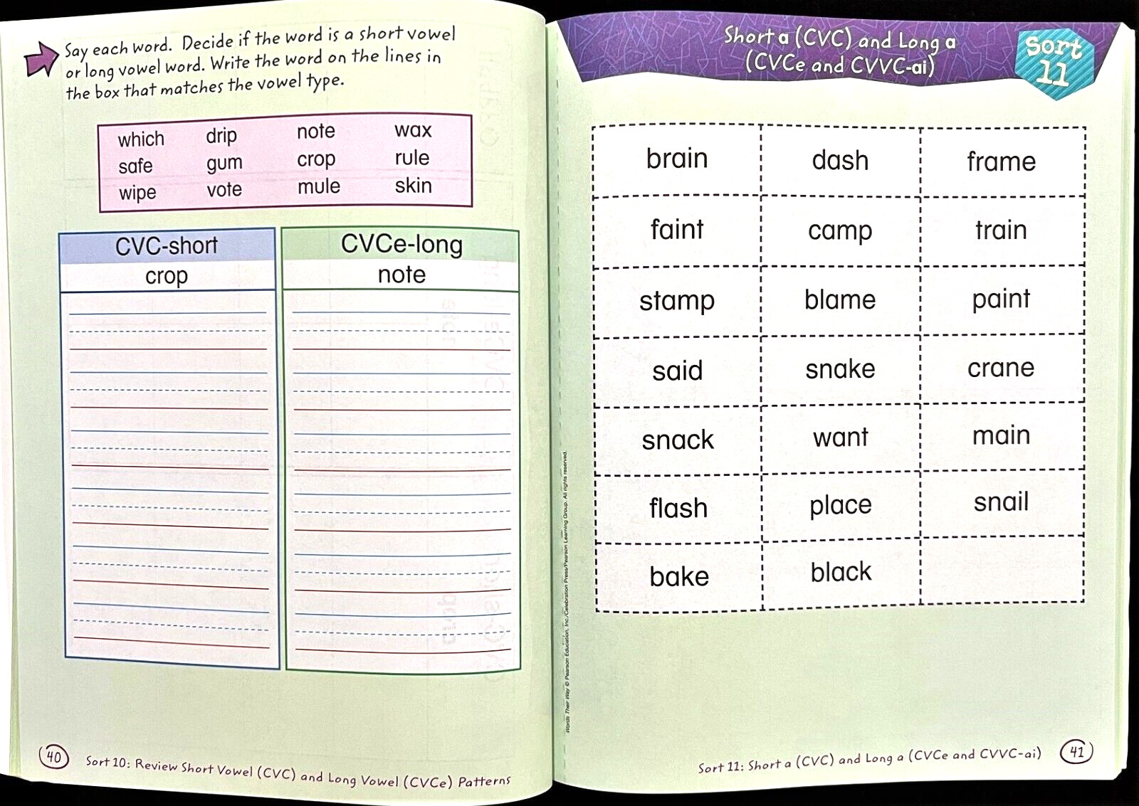 Words Their Way -DEVELOPMENTAL MODEL – WITHIN WORD PATTERN (Student Book) (2009)