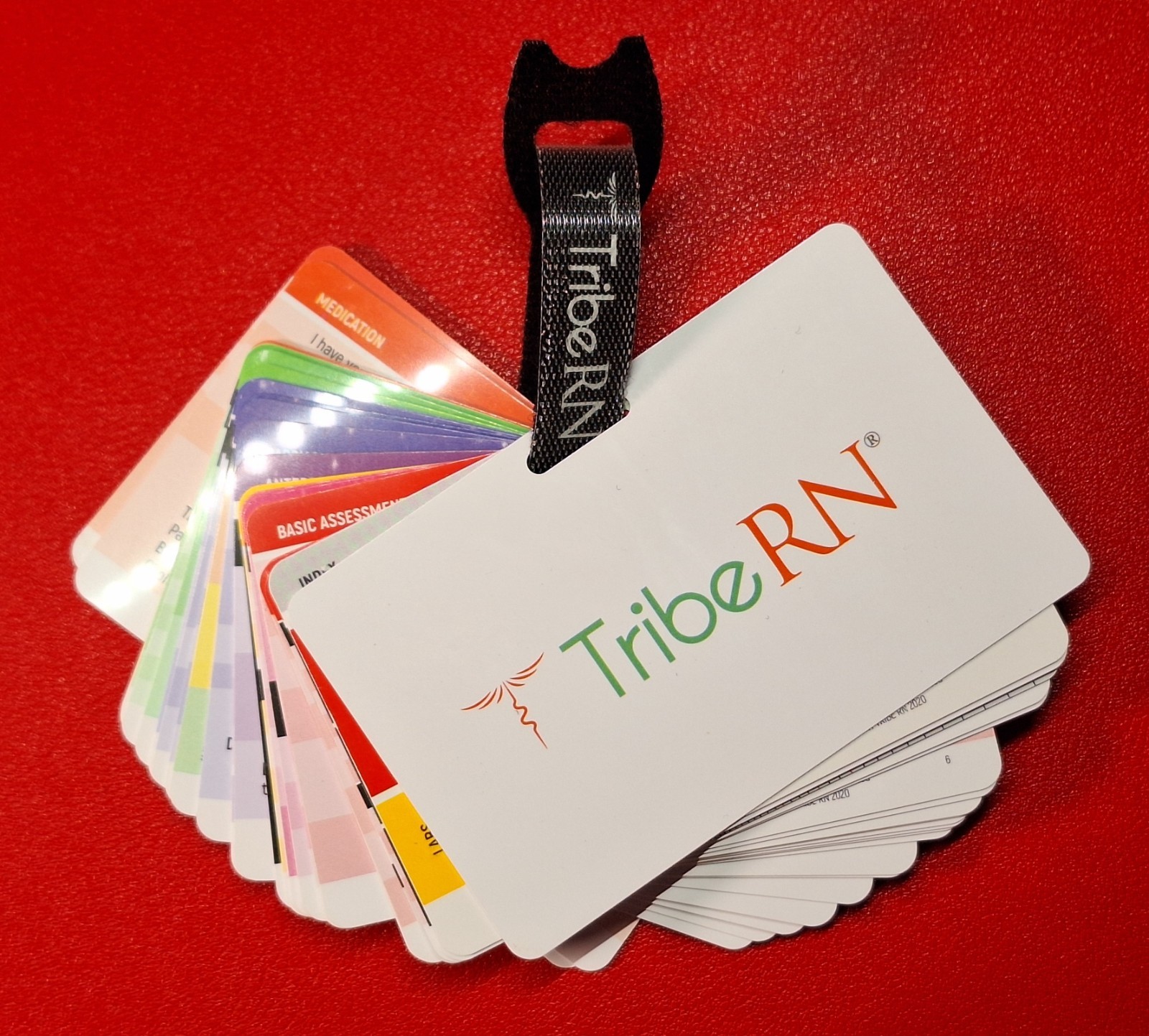 Tribe RN Badge Guru, 30 Nursing Badge Cards With Vital Nursing Information – NEW