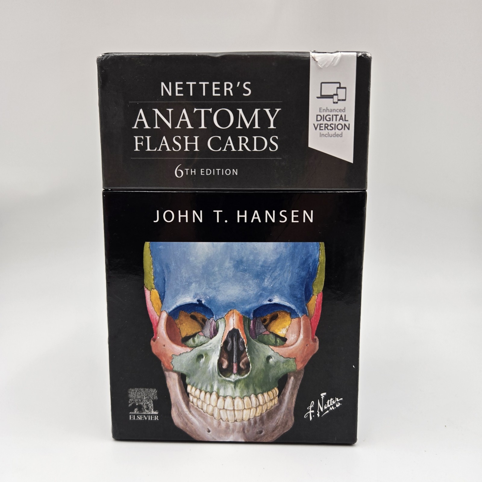 Netter’s Anatomy Flash Cards 6th Edition John Hansen Student Science – Excellent