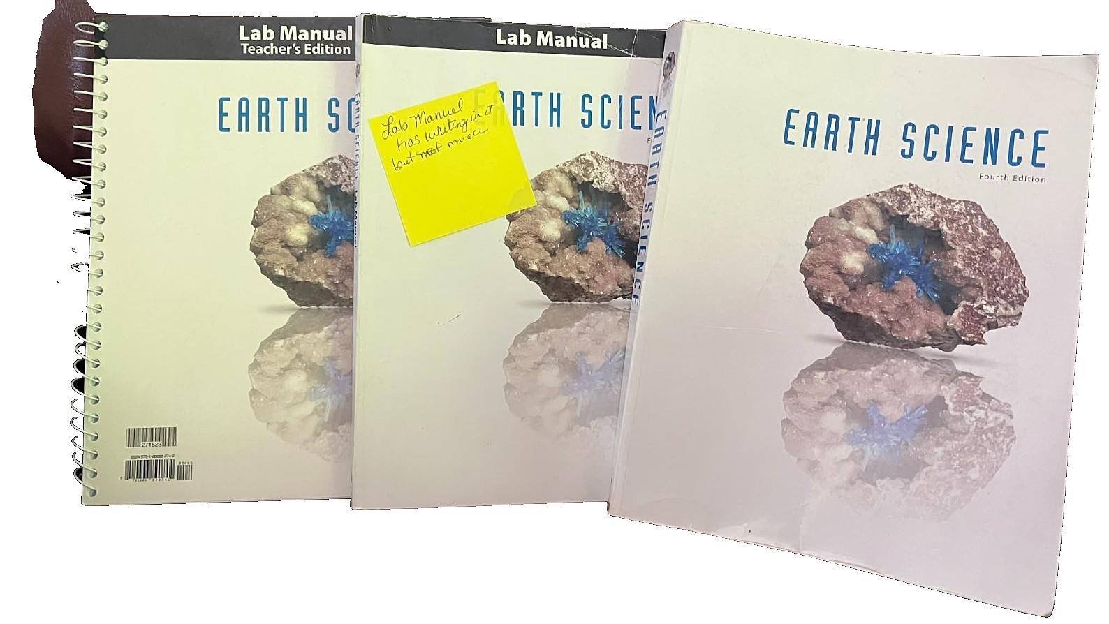 BJU Press Bob Jones Earth Science Student Textbook, Lab Manual TE and Student 4E
