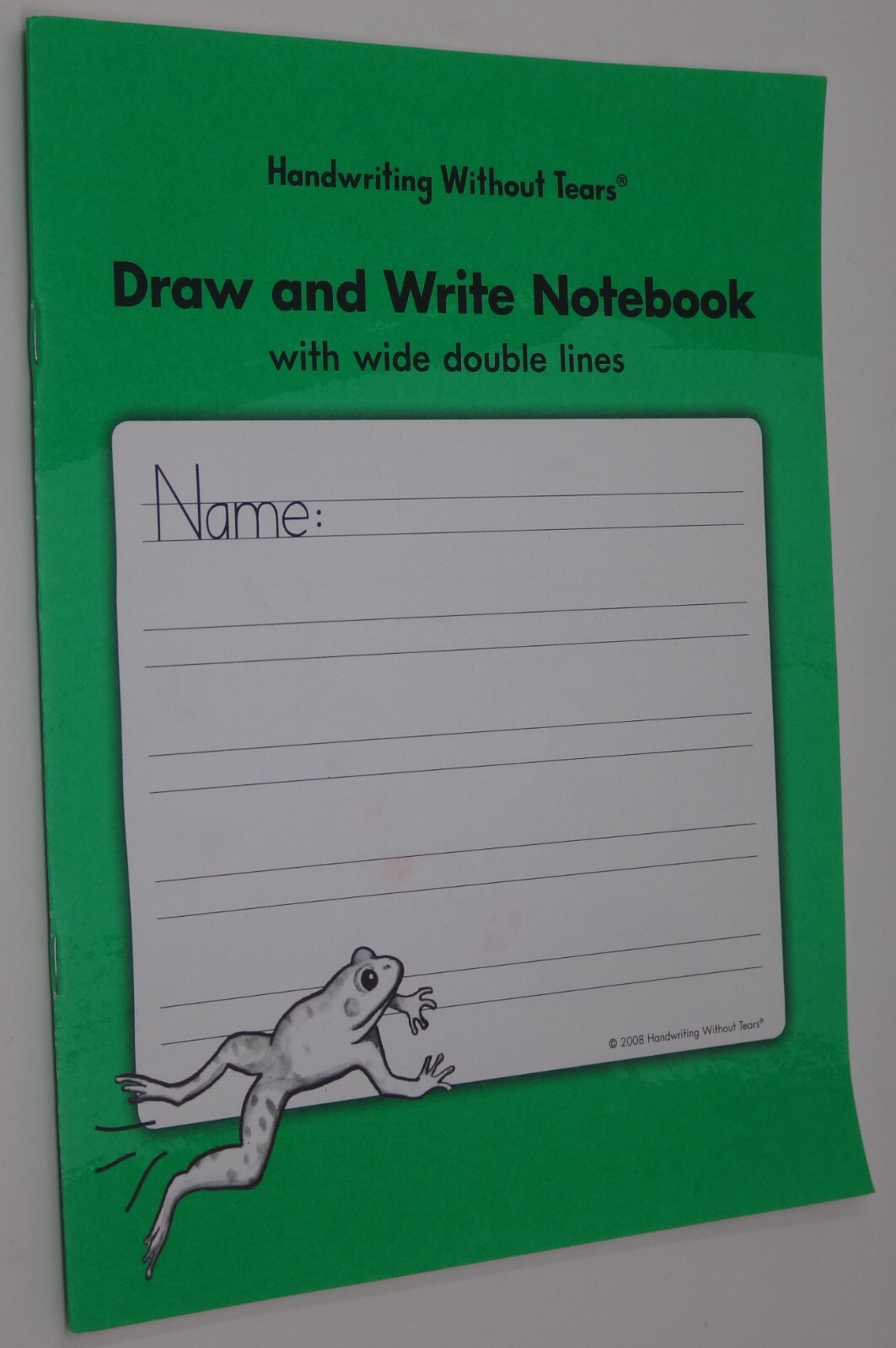 Handwriting Without Tears ® Draw & Write Notebook with wide double lines 3rd Ed.