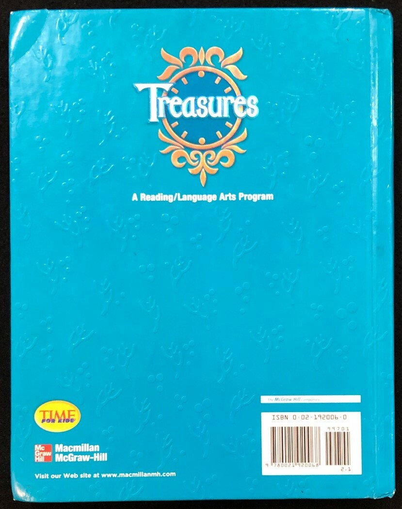 2nd Grade – TREASURES – Reading/Language Arts Curriculum, Level 2.1 (1 book)