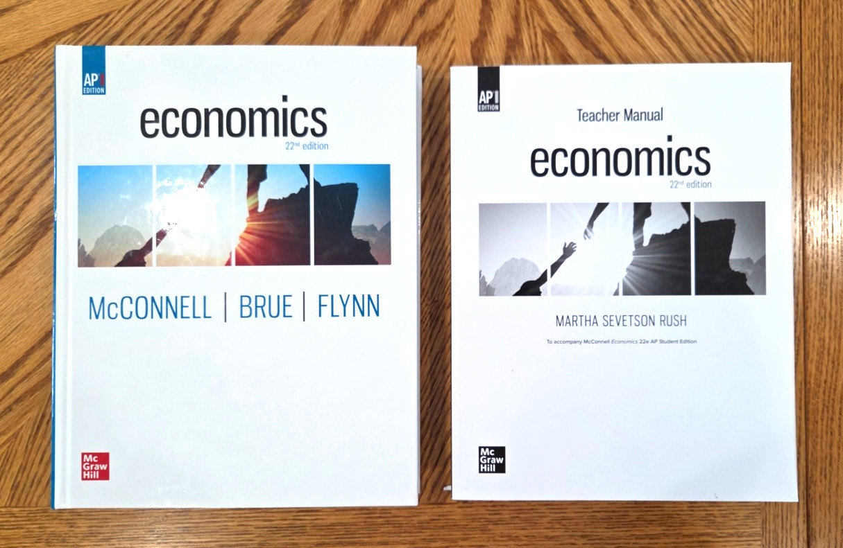 McGraw Hill ECONOMICS AP edition, 22e, Hardcover Student + Free Teacher Manual