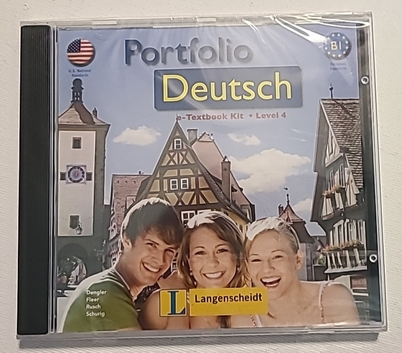 Portfolio Deutsch German Language E-Textbook Kit CD ROM – Level 1 2 3 4 1-4 NEW