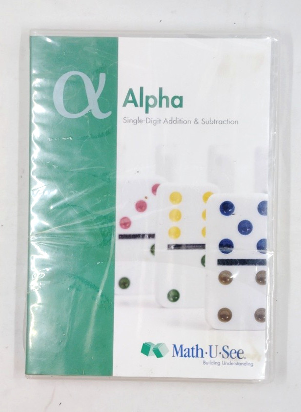Alpha by Math-U-See (2009, DVD) Brand New Simi-Sealed. Read Description