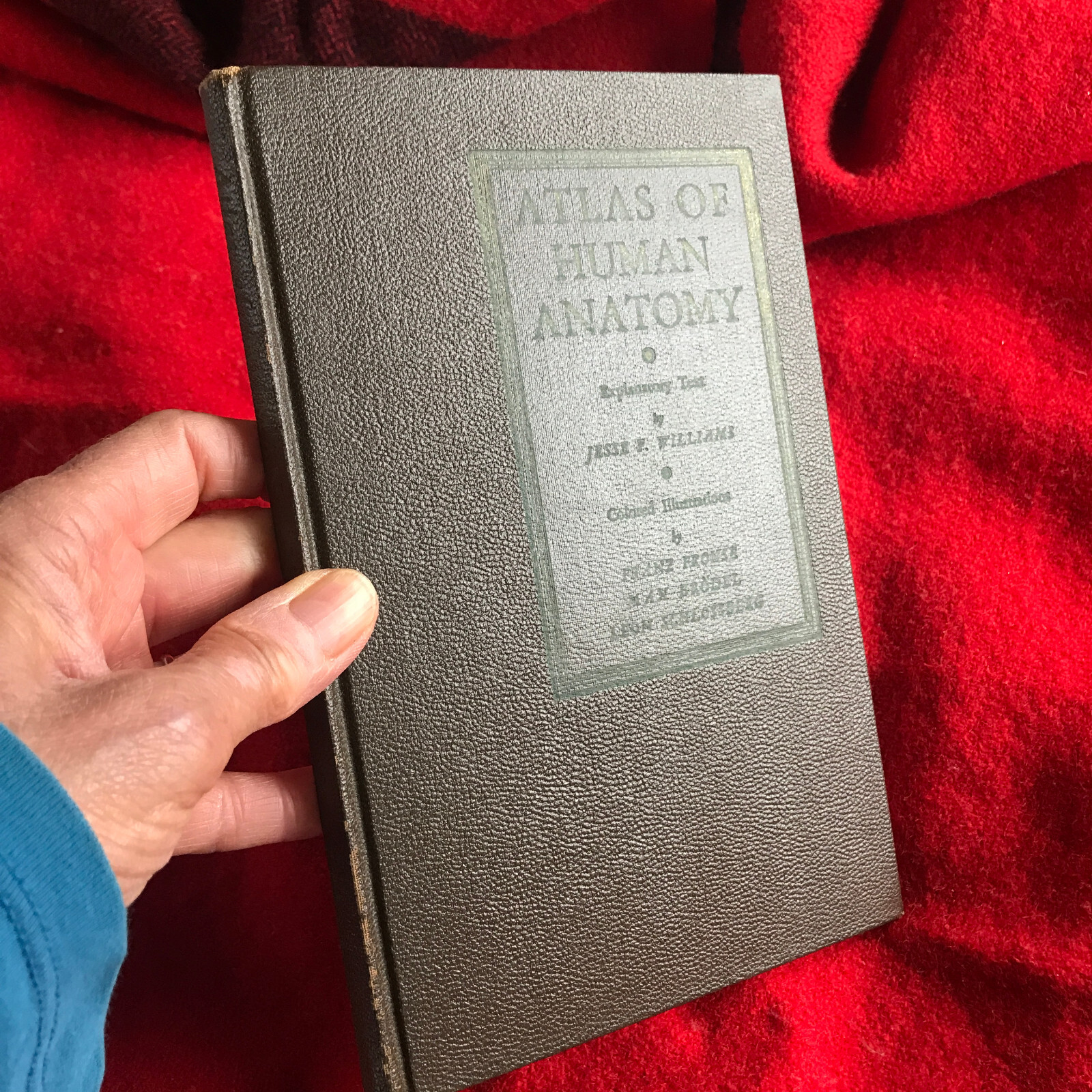 Atlas Of Human Anatomy with Explanatory Text by Jesse Williams 1935 1st Press