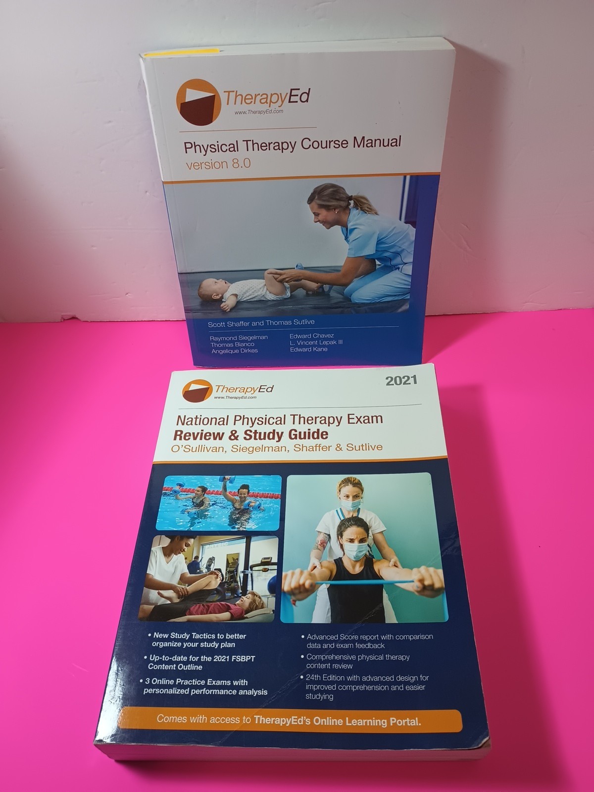 TherapyEd Physical Therapy Course Manual Version 8.0 + Physical Therapy Exam Bk