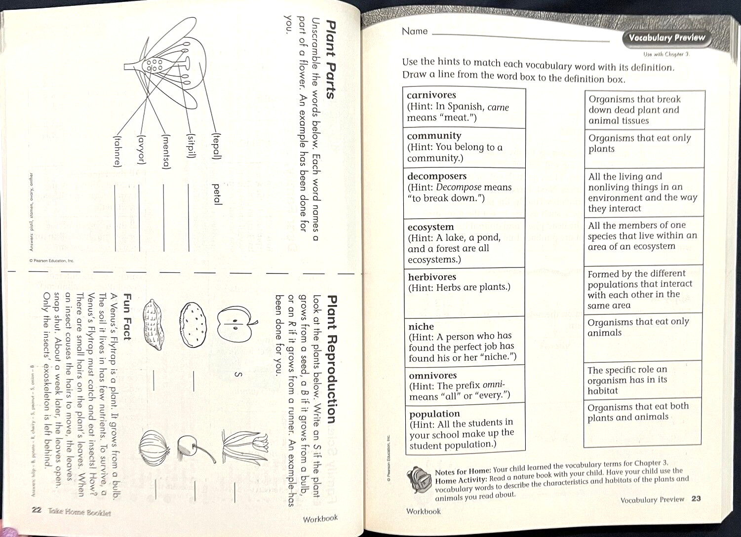 4th Grade – SCIENCE WORKBOOK (TEACHER EDITION) (2006, Scott Foresman)