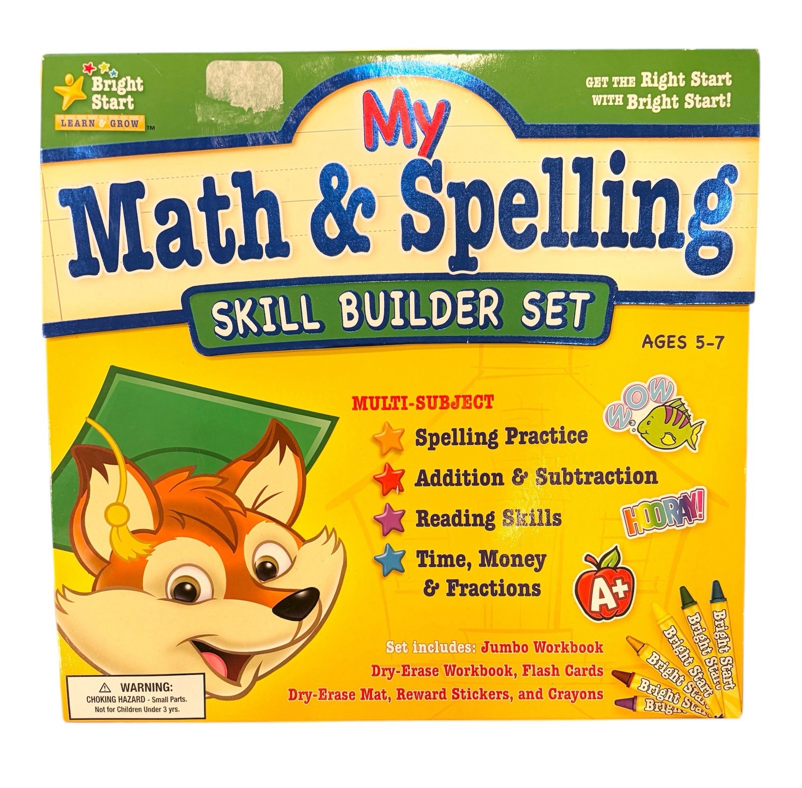 My Math & Spelling Skill Builder Set from the «Bright Start Learn & Grow» series