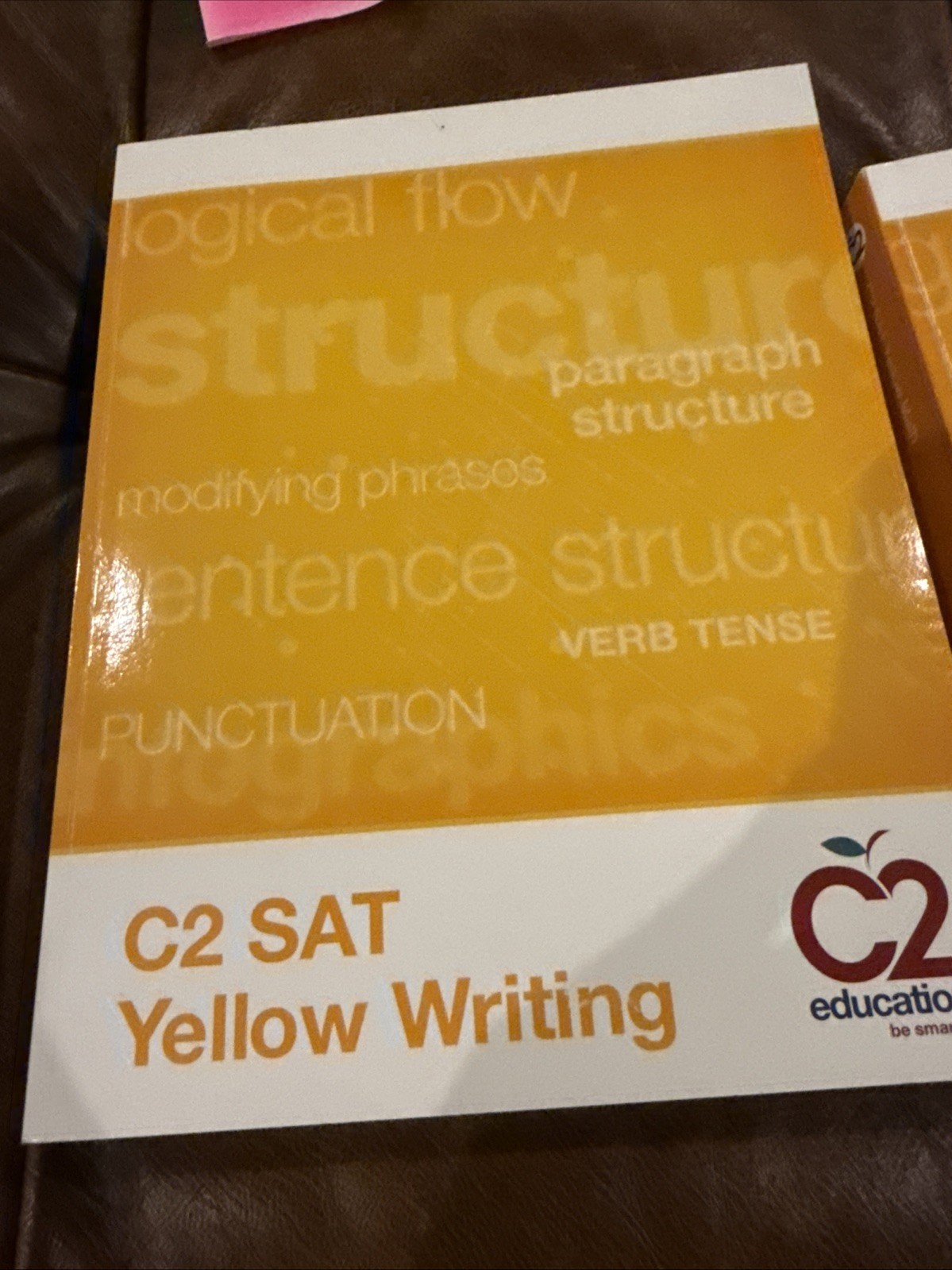 C2 Education C2 SAT Yellow Study Guides Set: Reading, Writing & Math