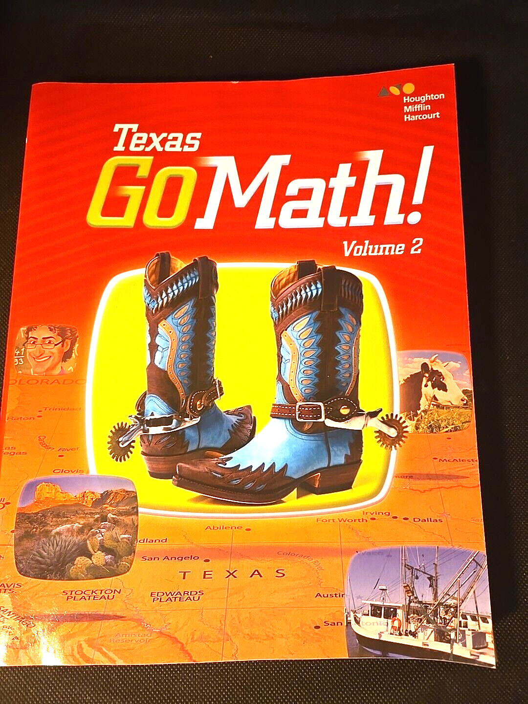 Houghton Mifflin Harcourt Go Math Texas Student Edition Grade 2 Good Condition