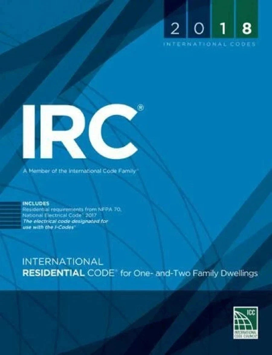 Fire Code Book IRC 2018 Paperback , Free & Fast Shipping