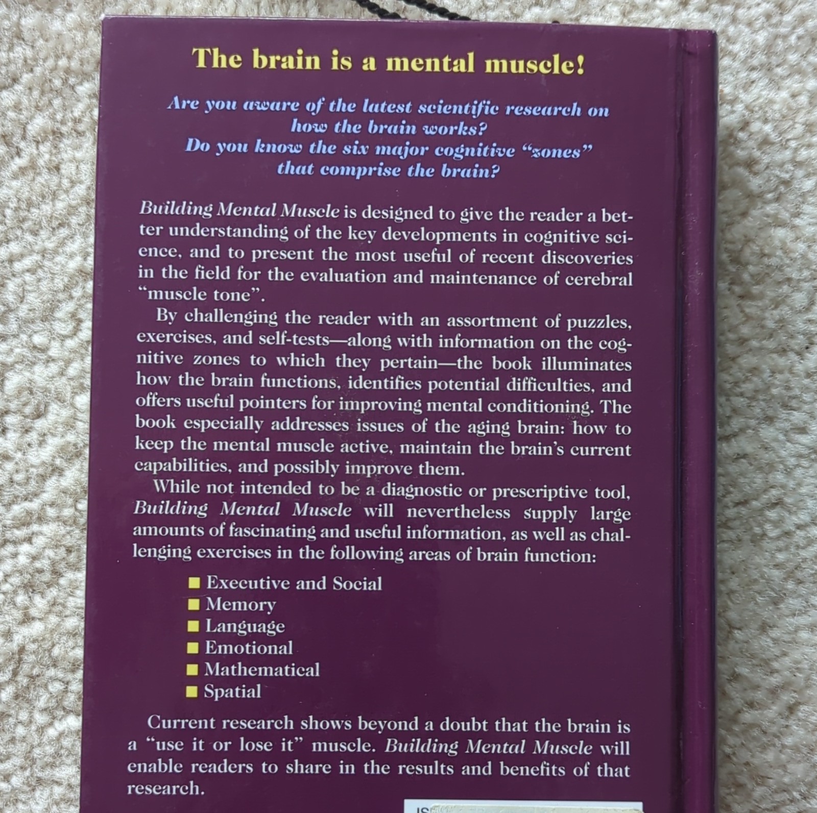 Building Mental Muscle Study Guide Paperback – Executive, Memory, Language