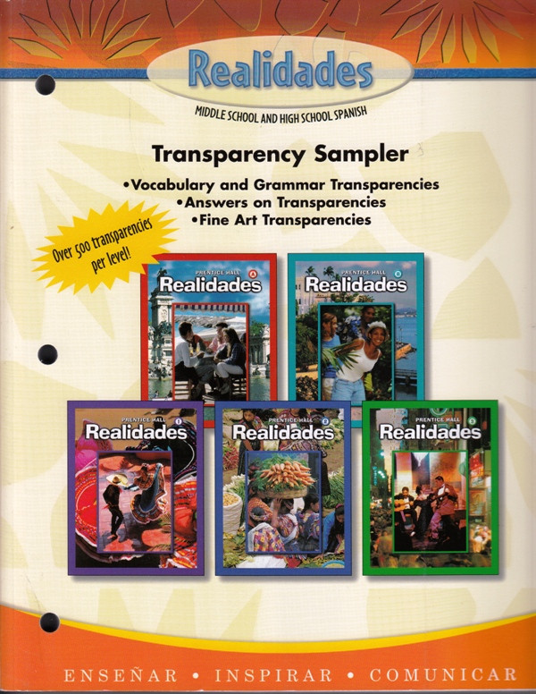 PRENTICE HALL REALIDADES: TRASNPARENCY SAMPLER – LIKE NEW
