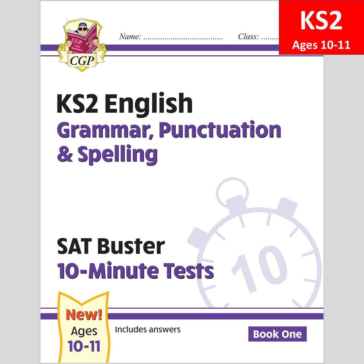 KS2 Year 6 SAT Buster 10 Minute Test English Grammar Workbook 1 with Answer Cgp
