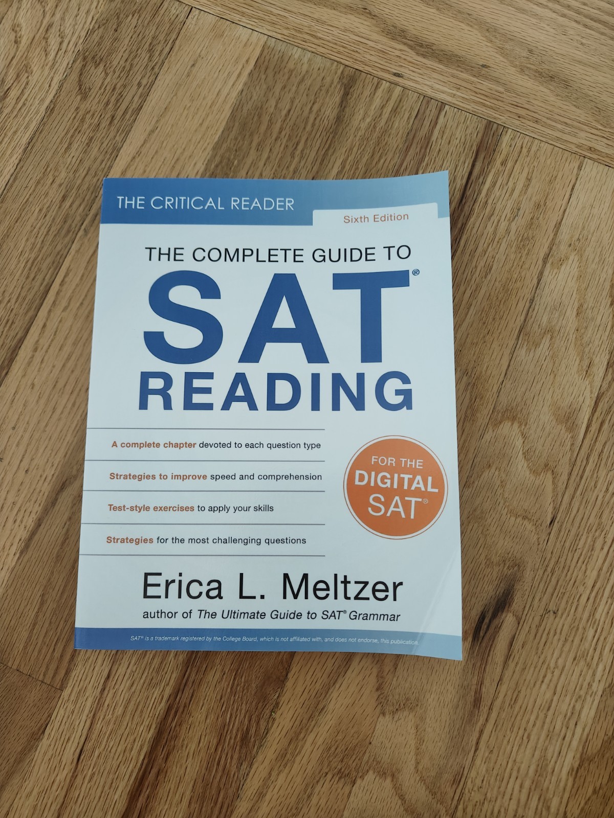 Reading & Writing Test Book: Digital SAT(R) by Erica L. Meltzer Paperback Book