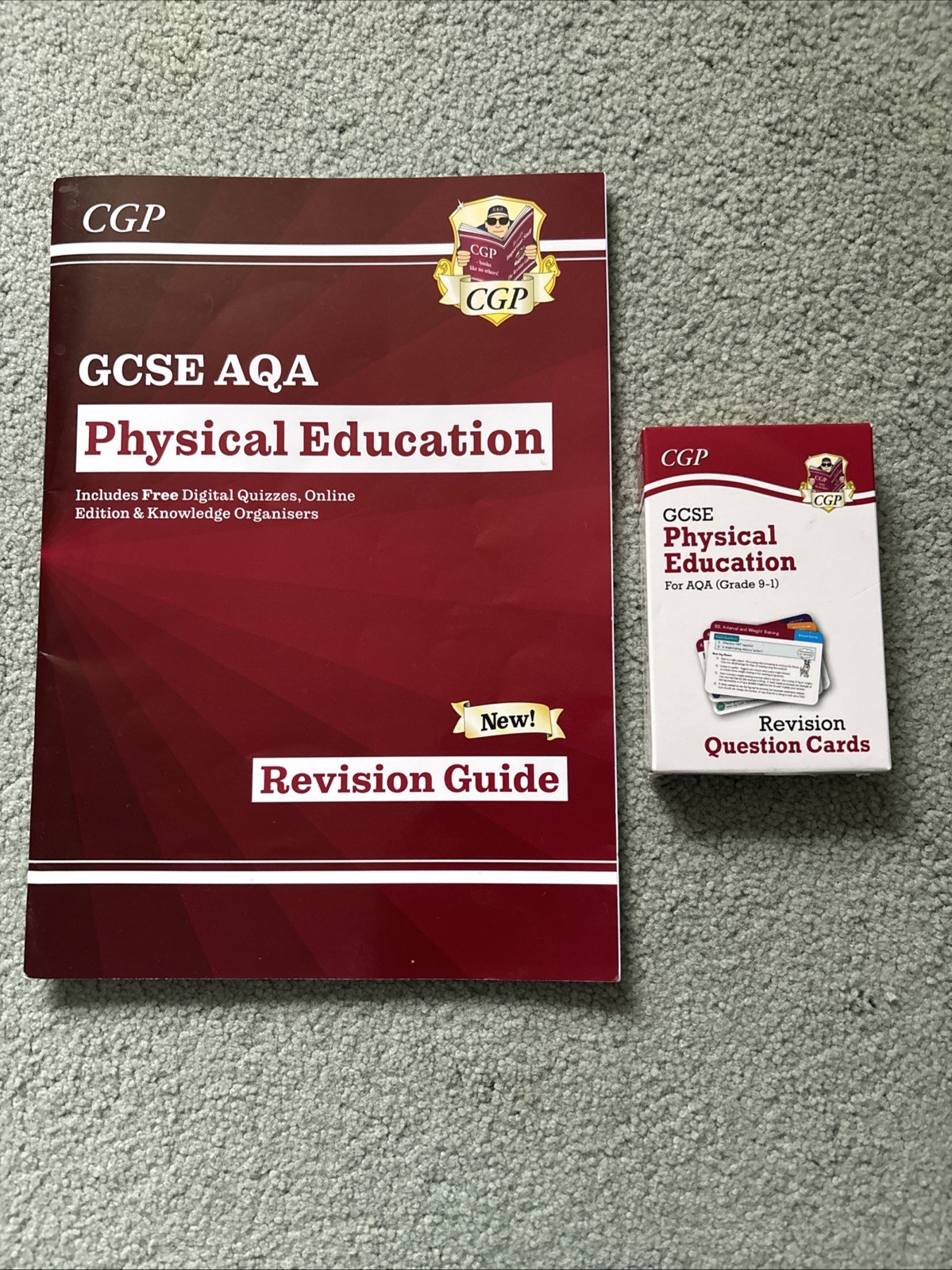 GCSE AQA Physical Education Revision Question Cards And Revision Guide Bundle