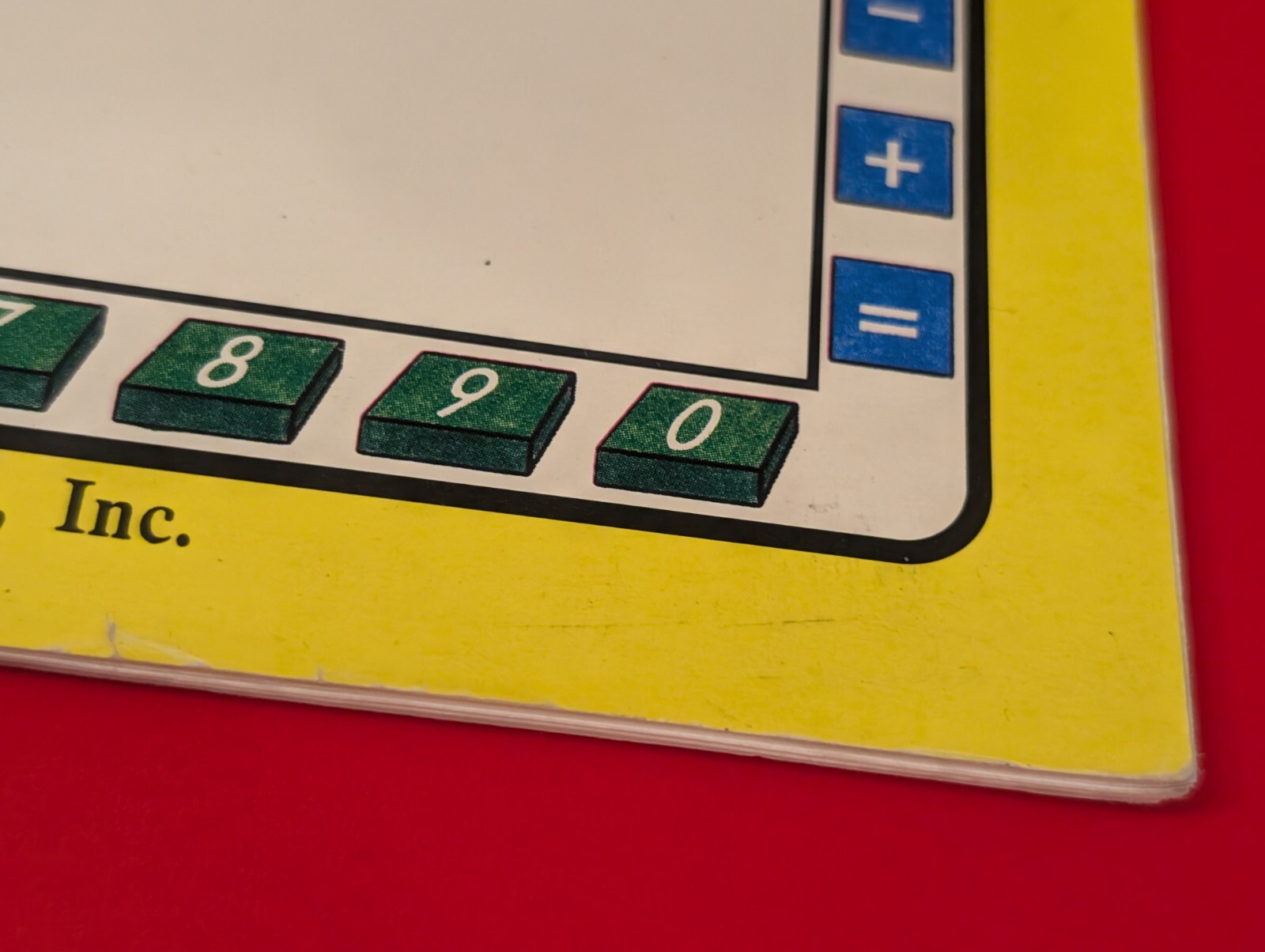 Math Manipulatives Calculator Book – 1992 Teacher Materials – 90s Homeschooling