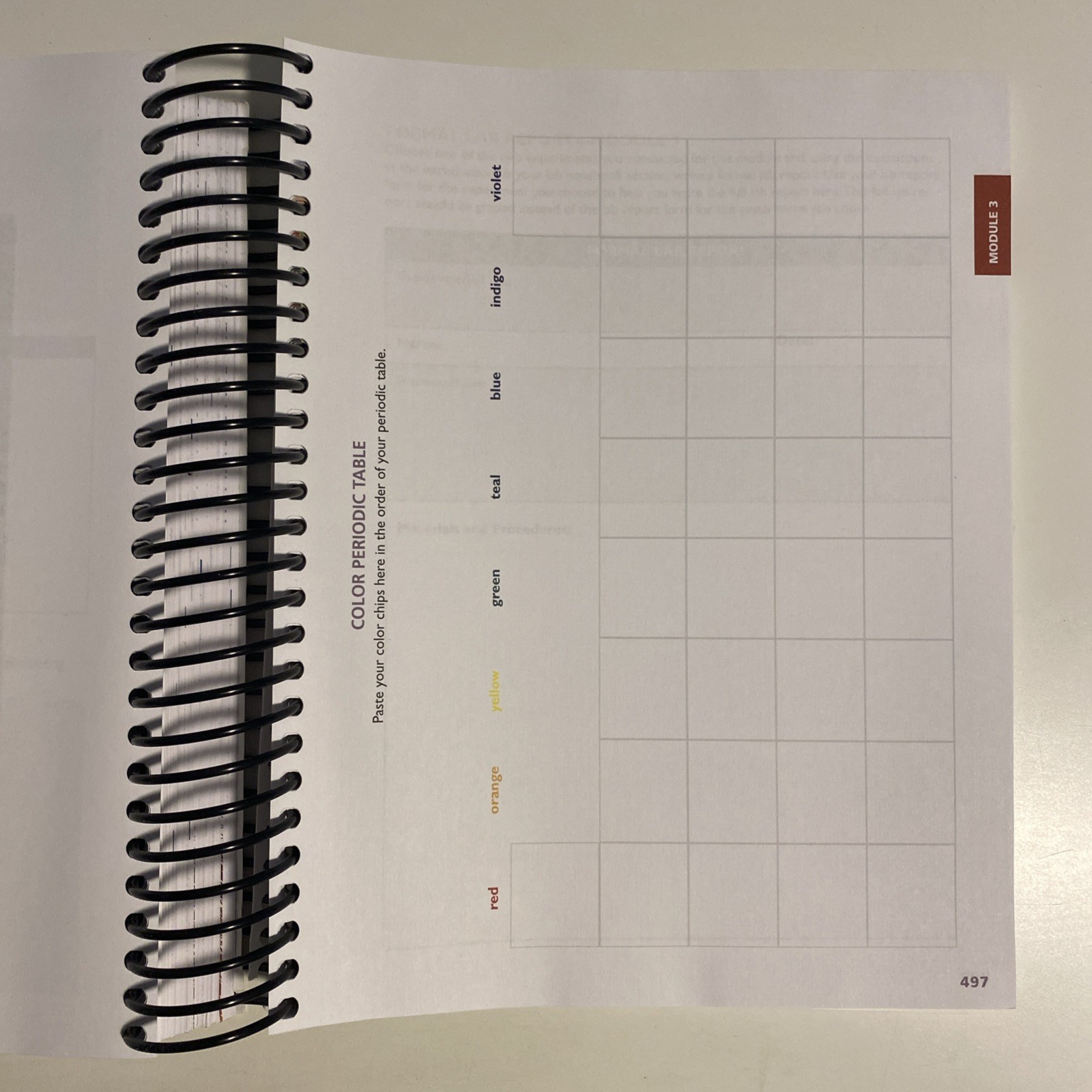 Apologia Physical Science Student Notebook 3rd Edition, No Writing