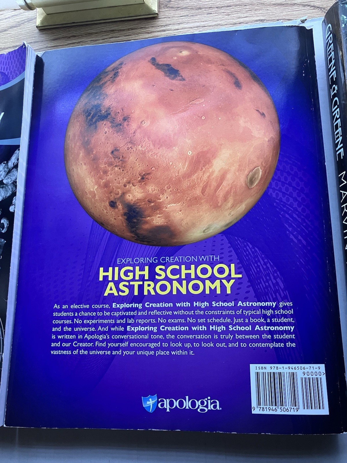 *1 Apologia Exploring Creation with High School Astronomy Textbook PB Ludwiczak