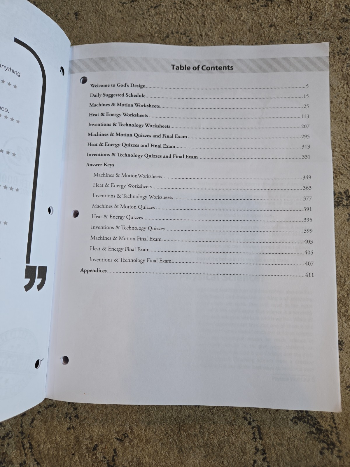 Master Books God’s Design Physical World, Teacher Guide & Text 3rd-8th Grade