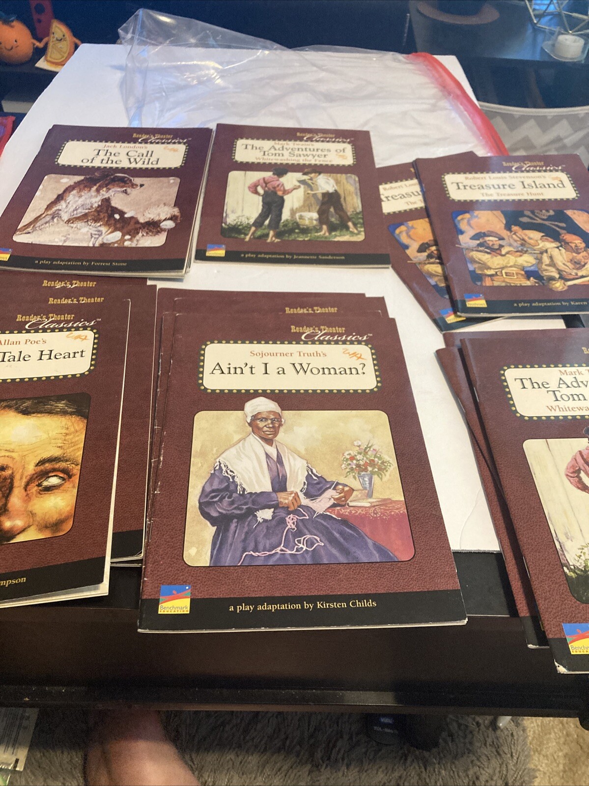 Reader’s Theater Classics Lot Poe Twain London Etc 6 Stories 18 Books See Desc