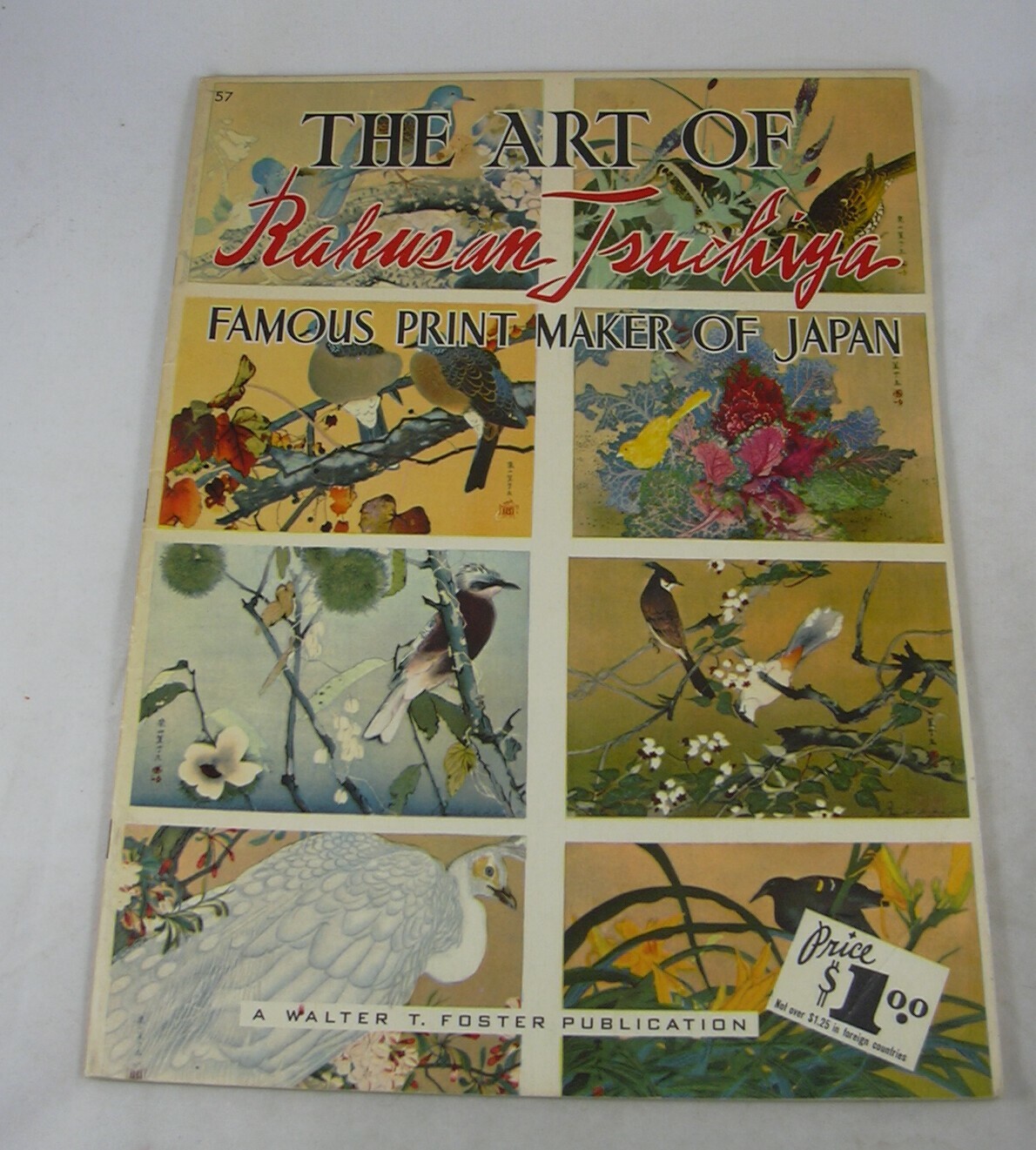 Art of Rakusan Tsuchiya Japan Print Maker #57 Art Instruction Book Walter Foster