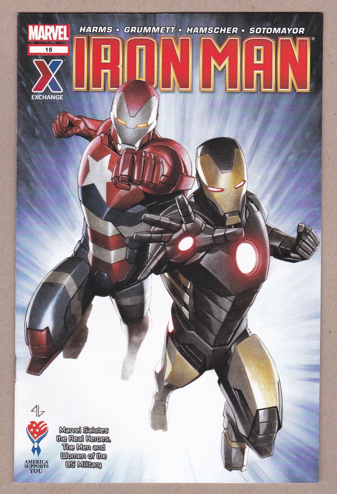 AAFES 15th Edition Iron Man/Fin Fang Foom HI GRADE LTD Military Distribution