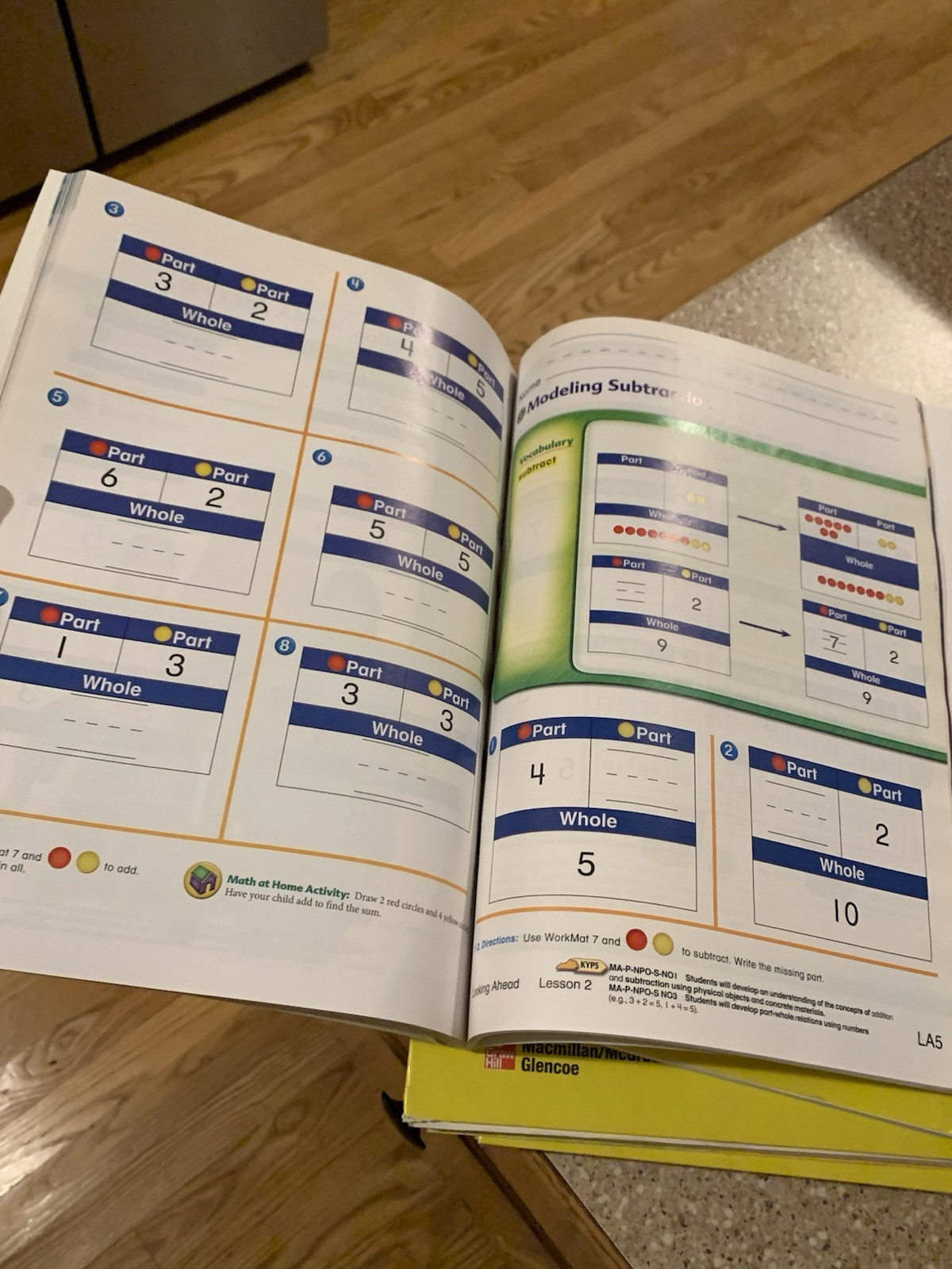 McGraw Hill Math Connects Grade K – Student and Teacher’s Edition Set 2010