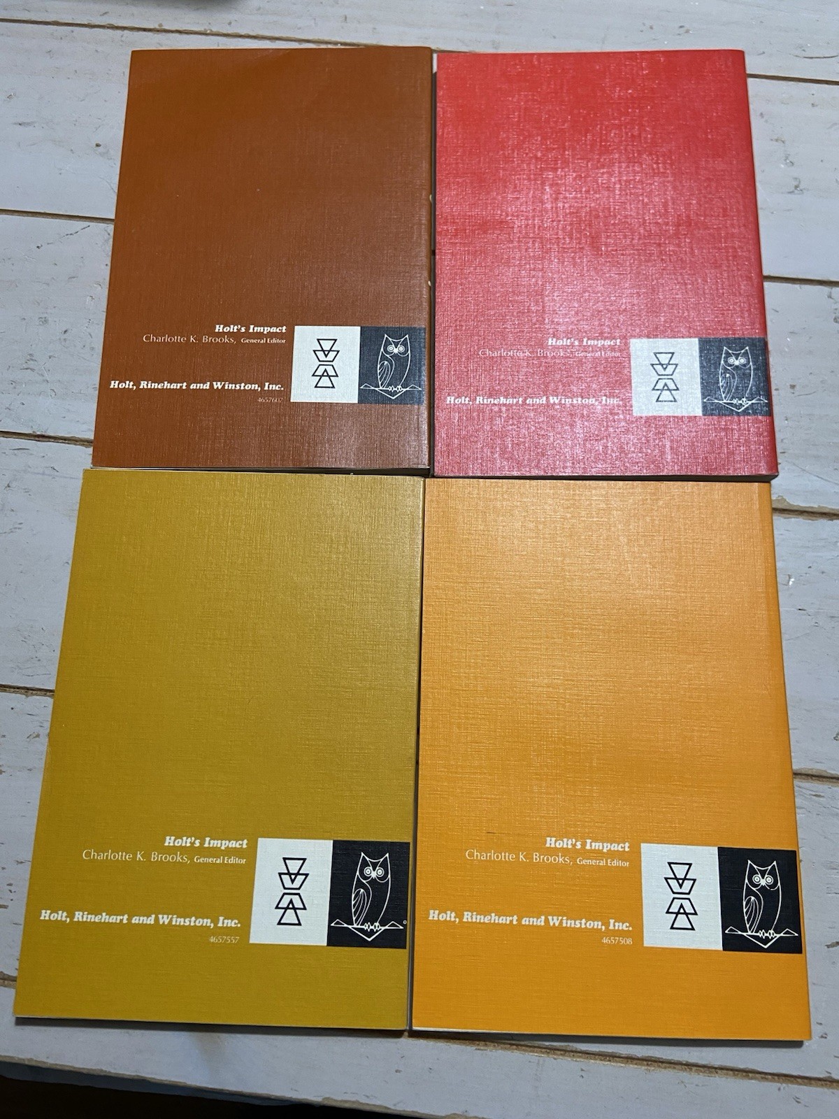 1960’s Holts Impact 4 Book Series Level 1 Set – Homeschool Learning