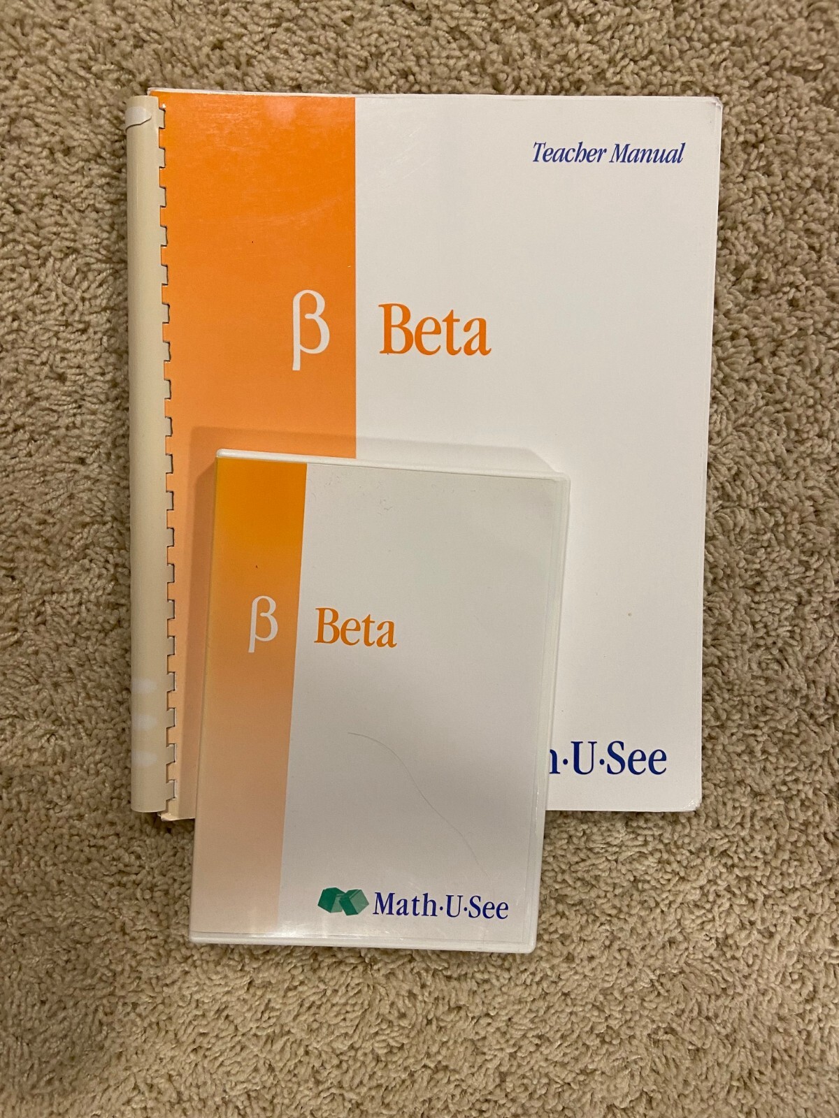 MathUSee Beta Instruction Pack – DVD and Teachers guide Free shipping