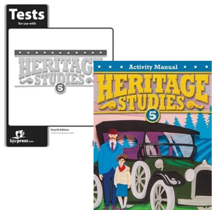 BJU Press – Heritage Studies 5 Activity Manual 500371 & Tests 50039 *4th ed.*