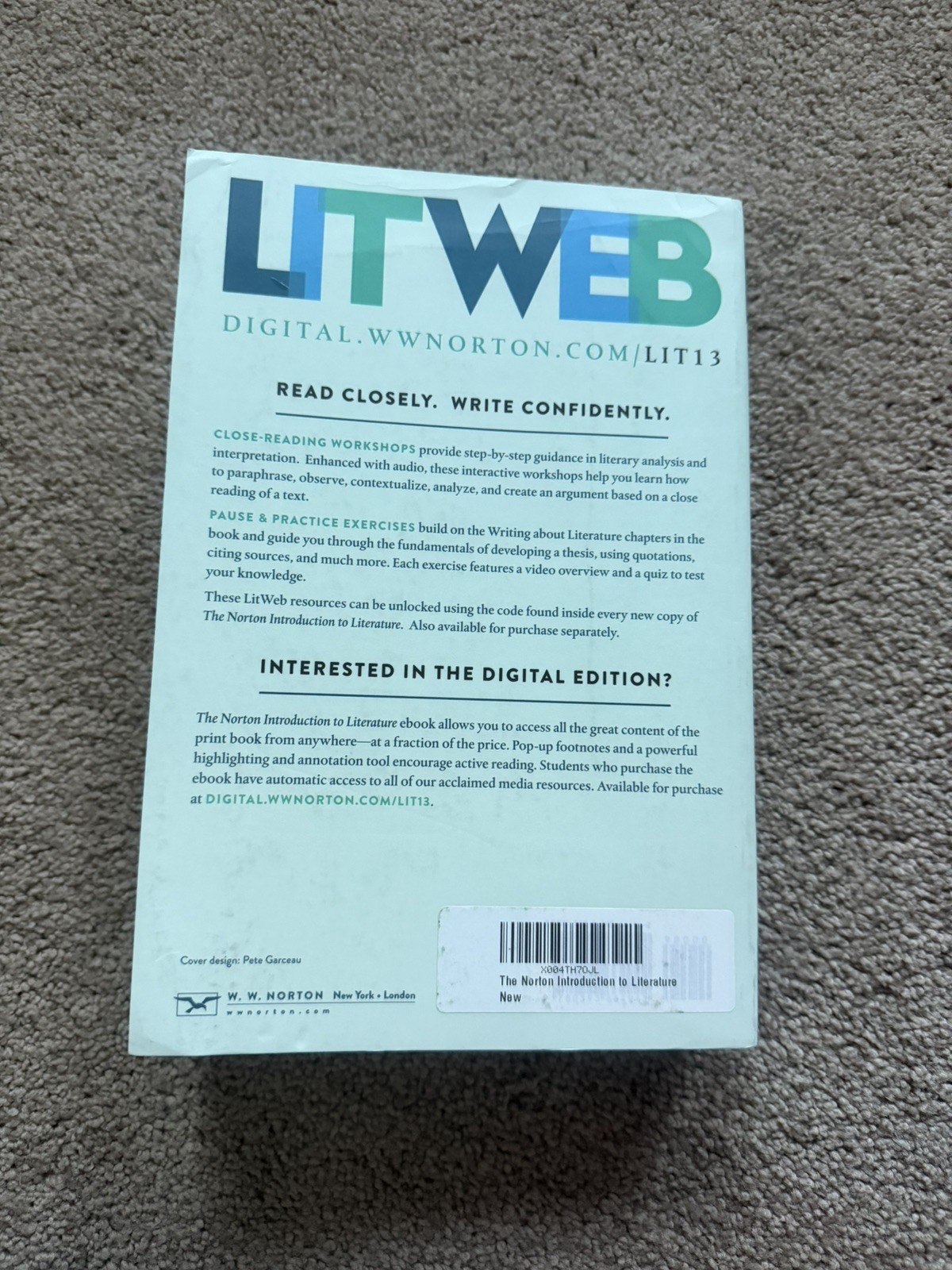 The Norton Introduction to Literature Shorter 13th Edition – Kelly Mays