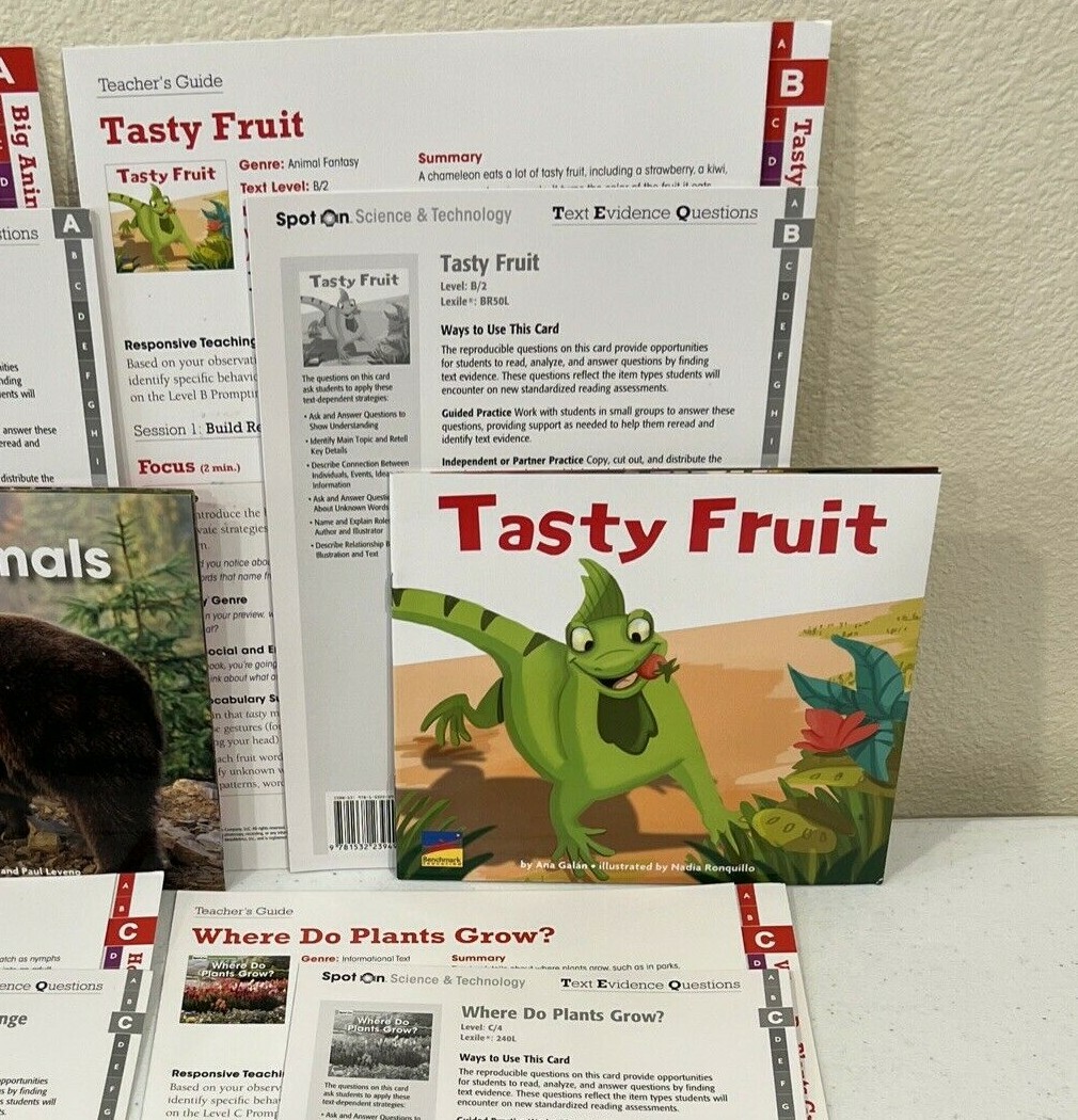 Benchmark Grade K Unit 1 Leveled Texts Books Guides Evidence Question Cards